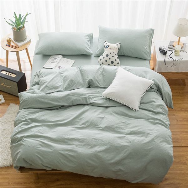 simple pure four piece set sleeping naked nordic feng shui washed cotton double quilt cover fitted sheet bedding
simple pure four piece set sleeping naked nordic feng shui washed cotton double quilt cover fitted sheet bedding