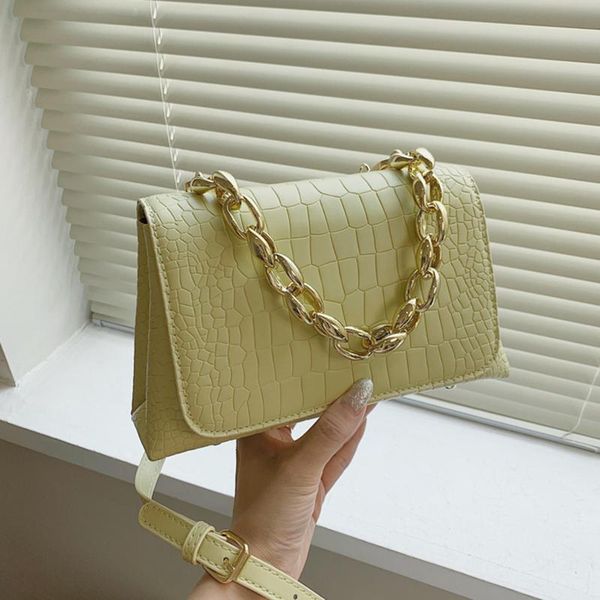 evening bags 2021 fashion women chain crossbody crocodile pattern messenger bag yellow white pu leather shoulder party
evening bags 2021 fashion women chain crossbody crocodile pattern messenger bag yellow white pu leather shoulder party