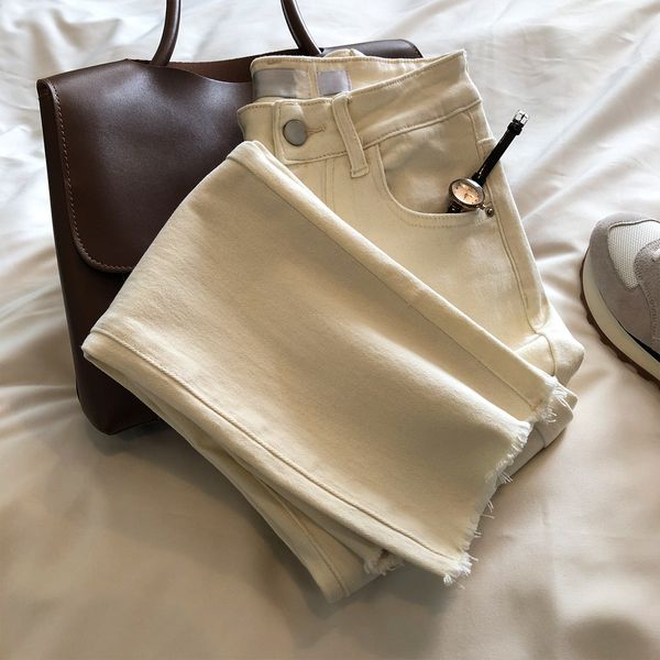yan shuang elastic jean's 2021 autumn korean high waist slim fit woolen cropped pants t5206, Blue
yan shuang elastic jean's 2021 autumn korean high waist slim fit woolen cropped pants t5206, Blue