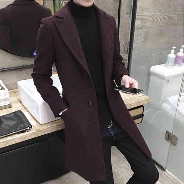 men's trench coats long jacket korean woolen coat 5xl plus size slim fashion windbreaker outwear casaco masculino nyqc, Tan;black
men's trench coats long jacket korean woolen coat 5xl plus size slim fashion windbreaker outwear casaco masculino nyqc, Tan;black
