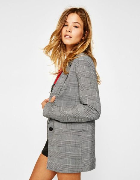 women's suits & blazers suit jacket 2021 spring and autumn fashion polyester leisure loose one button long sleeve splicing plaid casual, White;black
women's suits & blazers suit jacket 2021 spring and autumn fashion polyester leisure loose one button long sleeve splicing plaid casual, White;black
