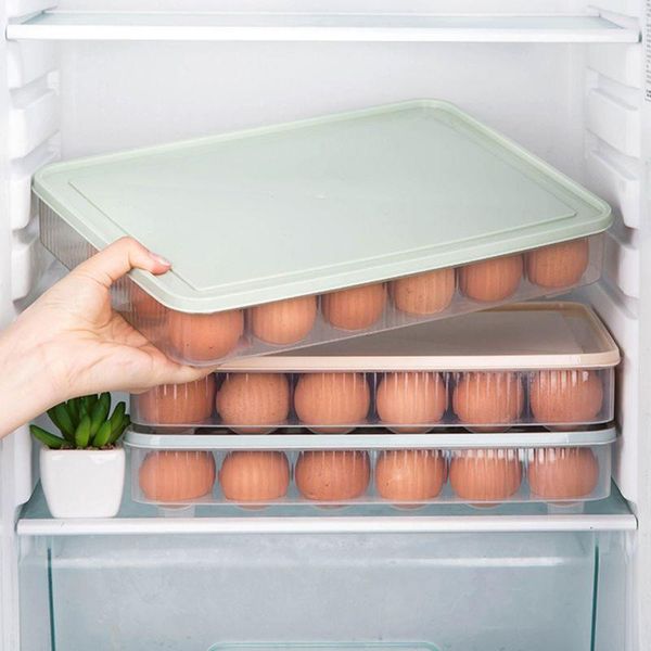 storage bottles & jars single-layer 24 grid refrigerator egg holder box food savers space tray with lid container rack organizer house
storage bottles & jars single-layer 24 grid refrigerator egg holder box food savers space tray with lid container rack organizer house