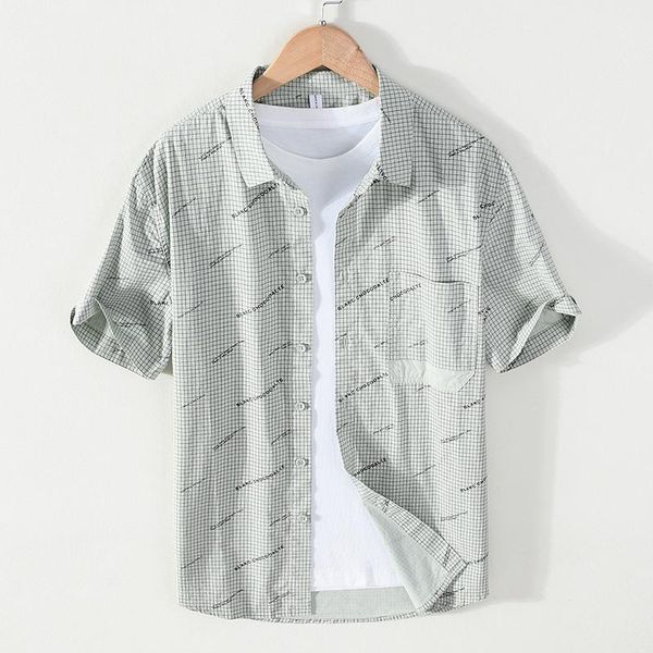 men's casual shirts 9823 summer plaid premium cotton lapel short sleeve pocket fashion urban student youth boyfriend slim fit male, White;black
men's casual shirts 9823 summer plaid premium cotton lapel short sleeve pocket fashion urban student youth boyfriend slim fit male, White;black