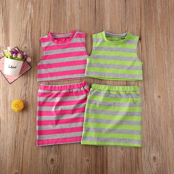 clothing sets baby & children's 1-7years toddler kids girl summer clothes stripe sleeveless skirts outfits, White
clothing sets baby & children's 1-7years toddler kids girl summer clothes stripe sleeveless skirts outfits, White