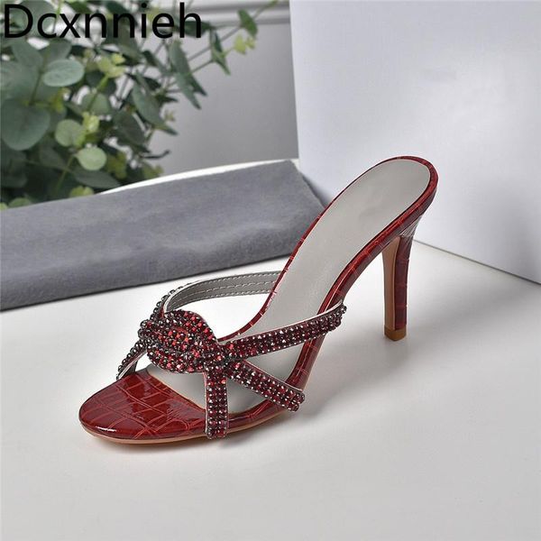 new rhinestone mules high heels slippers women crystal shoes gold flip flops high heel sandals women's shiny wedding party shoes, Black
new rhinestone mules high heels slippers women crystal shoes gold flip flops high heel sandals women's shiny wedding party shoes, Black