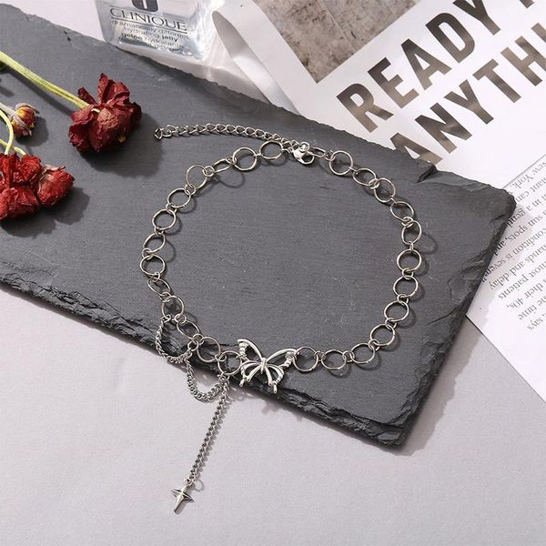 chokers trendy moon star butterfly choker necklaces for women ladies silver color short circle chain chocker necklace jewelry collars, Golden;silver
chokers trendy moon star butterfly choker necklaces for women ladies silver color short circle chain chocker necklace jewelry collars, Golden;silver