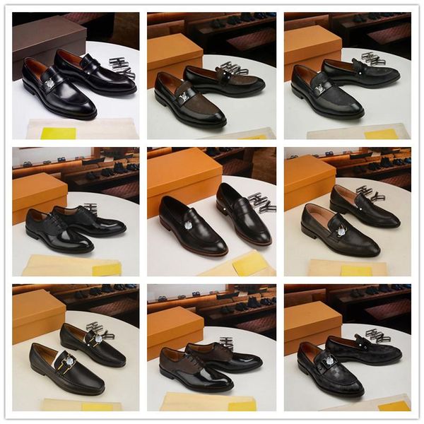 2021 16 style male classic business men's dress shoes fashion brand elegant formal wedding genuine leather shoes men slip on office, Black
2021 16 style male classic business men's dress shoes fashion brand elegant formal wedding genuine leather shoes men slip on office, Black