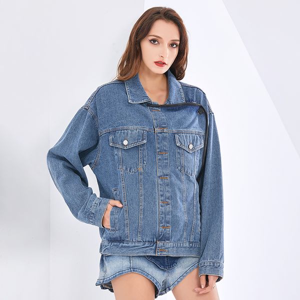 patchwork denim jackets for women lapel long sleeve streetwear designer loose blue coat female 2020 autumn clothing, Black;brown
patchwork denim jackets for women lapel long sleeve streetwear designer loose blue coat female 2020 autumn clothing, Black;brown