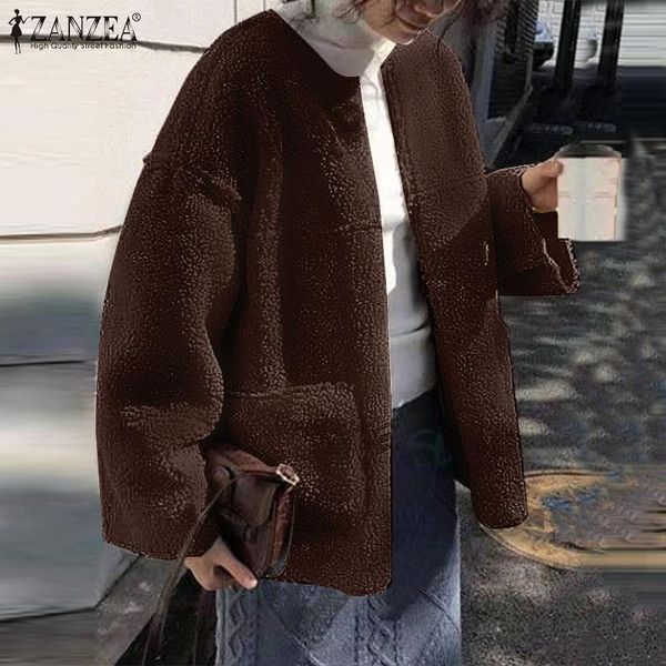 women's jackets fashion autumn warm outerwear winter plush fluffy coats zanzea women casual long sleeve solid loose zipper pullover, Black;brown
women's jackets fashion autumn warm outerwear winter plush fluffy coats zanzea women casual long sleeve solid loose zipper pullover, Black;brown