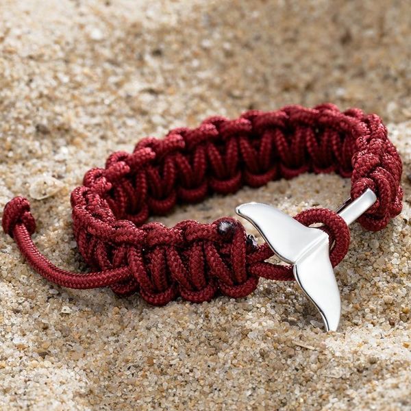 charm bracelets mkendn 550 paracord survival whale tail nautical bracelet men women beach wristband adjustable jewelry marine surf accessori, Golden;silver
charm bracelets mkendn 550 paracord survival whale tail nautical bracelet men women beach wristband adjustable jewelry marine surf accessori, Golden;silver