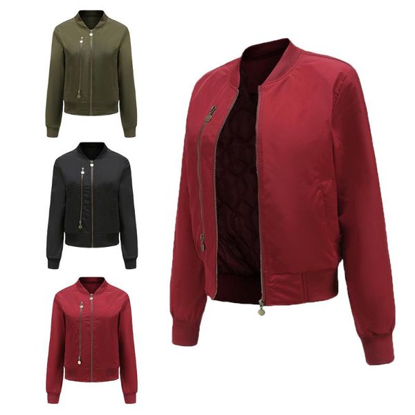 women's trench coats 2021 spring and autumn women's solid color bomber jacket zipper decoration ribbed cuffs quilted, Tan;black
women's trench coats 2021 spring and autumn women's solid color bomber jacket zipper decoration ribbed cuffs quilted, Tan;black