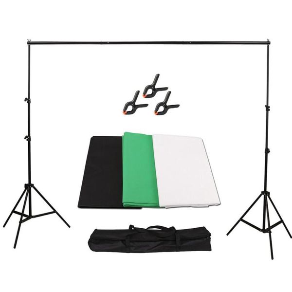 studio pgraphy backdrop kit with 2 * 3m/6.6 * 10ft metal stand bracket + 3pcs 1.6 3m/5.2 10ft green backdrops backdround
studio pgraphy backdrop kit with 2 * 3m/6.6 * 10ft metal stand bracket + 3pcs 1.6 3m/5.2 10ft green backdrops backdround