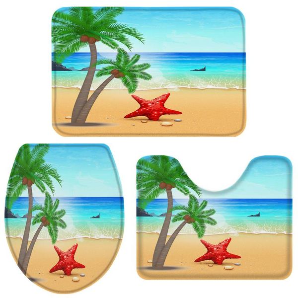 bath accessory set summer beach cartoon palm tree bathroom rug toilet cover mat pedestal non-slip accessories doormat
bath accessory set summer beach cartoon palm tree bathroom rug toilet cover mat pedestal non-slip accessories doormat