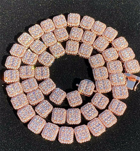 14k rose gold baguette tennis chain real solid icy mens 13mm cubic zircon stones bling necklace hip hop jewelry 14- 24inch, Black
14k rose gold baguette tennis chain real solid icy mens 13mm cubic zircon stones bling necklace hip hop jewelry 14- 24inch, Black