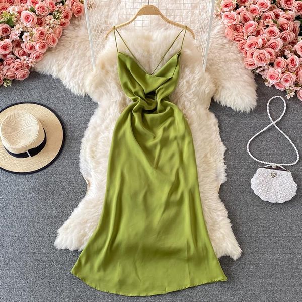 casual dresses gagaok formal women 2021 summer office lady a-line backless square collar chiffon elegant spaghetti strap dress, Black;gray
casual dresses gagaok formal women 2021 summer office lady a-line backless square collar chiffon elegant spaghetti strap dress, Black;gray