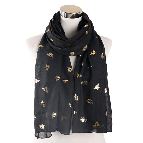 scarves winfox fashion black red foil bronzing gold bee scarf shawls glitter female foulard bufanda for womens ladies, Blue;gray
scarves winfox fashion black red foil bronzing gold bee scarf shawls glitter female foulard bufanda for womens ladies, Blue;gray