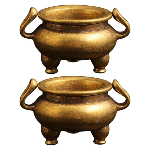fragrance lamps 2pcs creative incense burner brass incenser holder home censer deskornaments
fragrance lamps 2pcs creative incense burner brass incenser holder home censer deskornaments