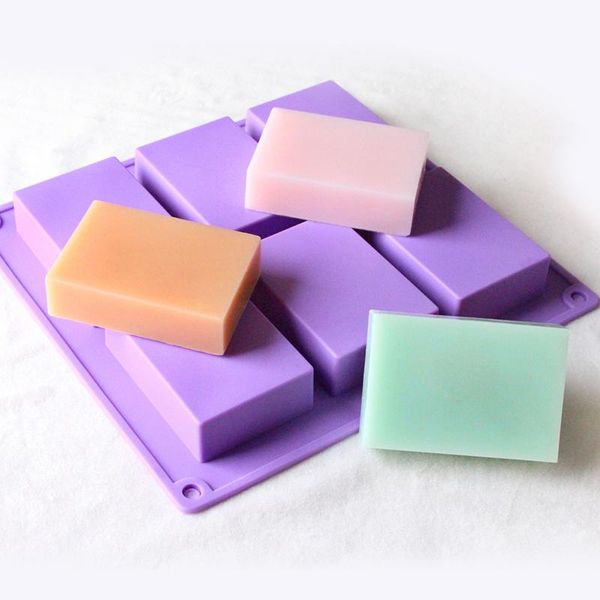 craft tools 6 cavity square silicone soap mold diy handmade cake fondant chocolate form tray mould making supplies tool
craft tools 6 cavity square silicone soap mold diy handmade cake fondant chocolate form tray mould making supplies tool