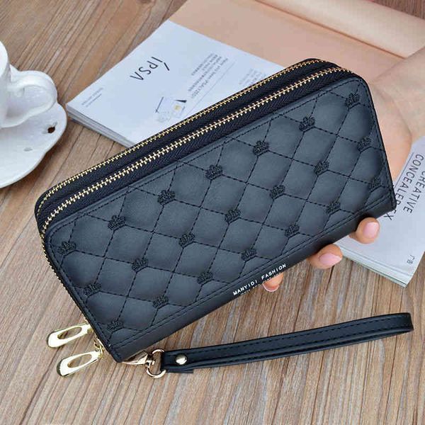 wallet women's long double zipper mother's hand bag fashion large capacity double-layer soft mobile phone, Red;black
wallet women's long double zipper mother's hand bag fashion large capacity double-layer soft mobile phone, Red;black