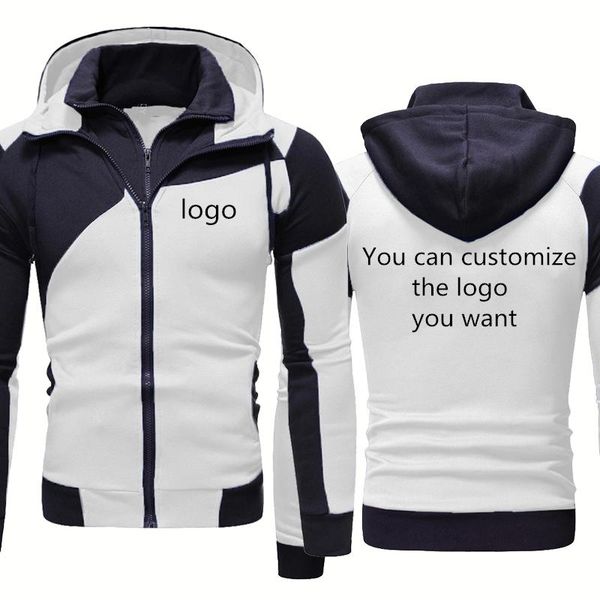 men's jackets spring autumn stitching can custom logo fashion casual fake two pure cotton zip sweatshir, Black;brown
men's jackets spring autumn stitching can custom logo fashion casual fake two pure cotton zip sweatshir, Black;brown