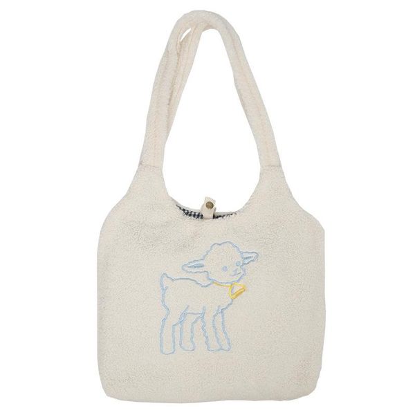 women lamb like fabric shoulder bag simple canvas handbag tote large capacity embroidery shopping cute book bags for girls waist
women lamb like fabric shoulder bag simple canvas handbag tote large capacity embroidery shopping cute book bags for girls waist
