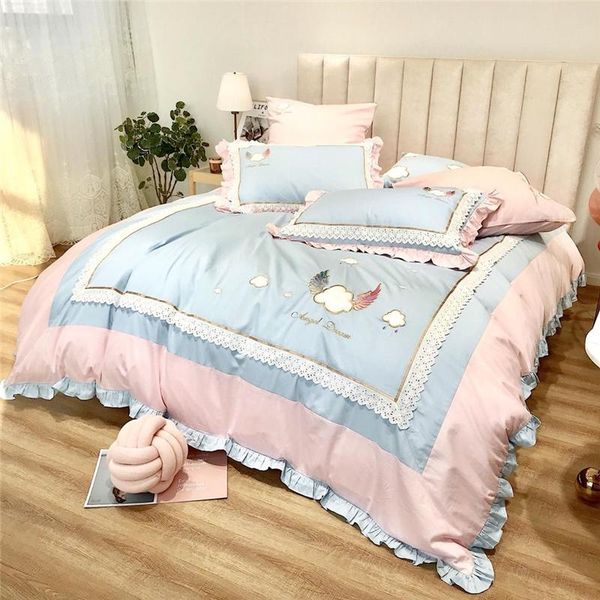 bedding sets luxury egypt cotton wings of angels ruffles set applique hollow lace duvet cover bed sheet pillowcases size king
bedding sets luxury egypt cotton wings of angels ruffles set applique hollow lace duvet cover bed sheet pillowcases size king