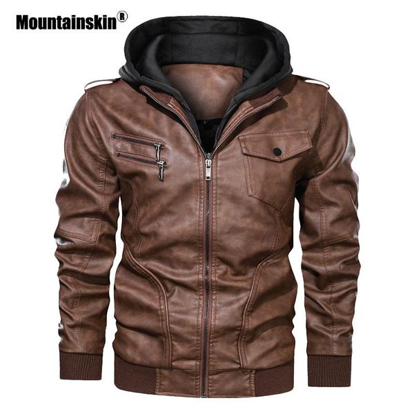 men's fur & faux winter leather jackets motorcycle year coats warmth fashion high-quality outerwear eu size male brand clothing, Black
men's fur & faux winter leather jackets motorcycle year coats warmth fashion high-quality outerwear eu size male brand clothing, Black
