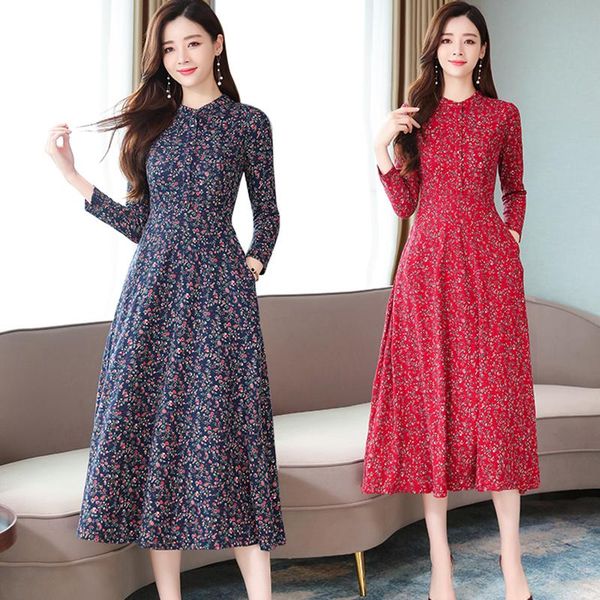 casual dresses 2021 korean red cotton long sleeve office midi dress autumn winter vintage 3xl plus size female elegant bodycon vestidos, Black;gray
casual dresses 2021 korean red cotton long sleeve office midi dress autumn winter vintage 3xl plus size female elegant bodycon vestidos, Black;gray