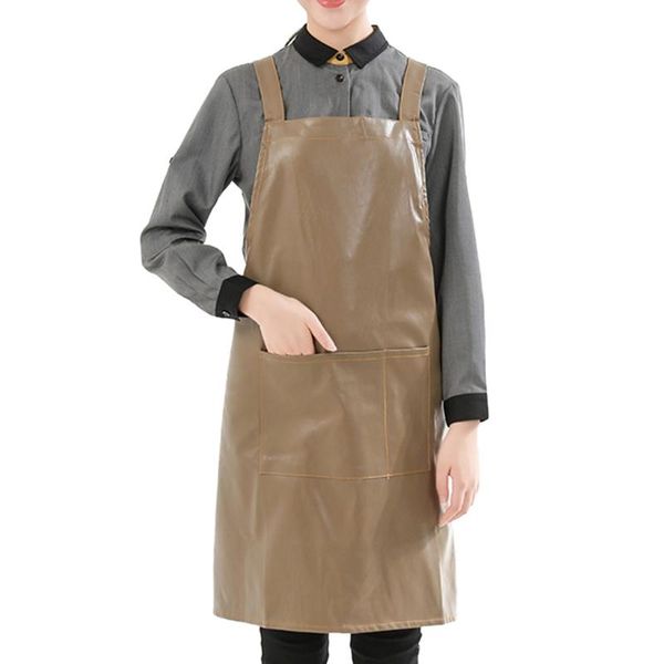 aprons 50lb artificial leather waterproof work apron with pocket solid color kitchen oil proof shop bib for women men cooking grooming
aprons 50lb artificial leather waterproof work apron with pocket solid color kitchen oil proof shop bib for women men cooking grooming