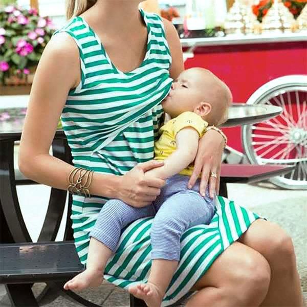 maternity dresses large size sleeveless round neck loose fashion stripe pregnant woman sundress casual nusring dress, White
maternity dresses large size sleeveless round neck loose fashion stripe pregnant woman sundress casual nusring dress, White