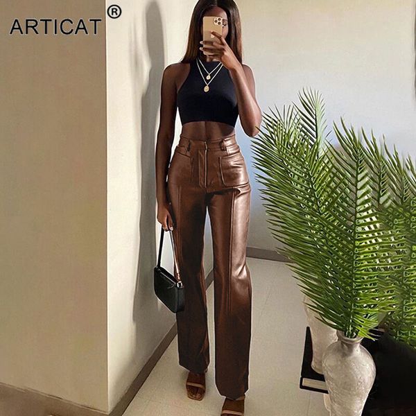 solid pu leather woman pants high waist elastic fitness winter streetwear casual black long trousers womenhigh quality, Black;gray
solid pu leather woman pants high waist elastic fitness winter streetwear casual black long trousers womenhigh quality, Black;gray