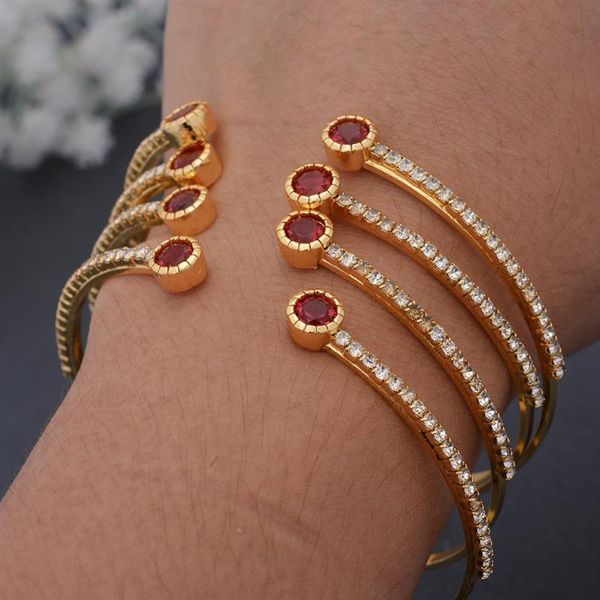 bangle 4pcs/set red stone dubai ethiopian gold color cuff bangles for women girls wife african arab bracelet&bangle jewelry gift, Black
bangle 4pcs/set red stone dubai ethiopian gold color cuff bangles for women girls wife african arab bracelet&bangle jewelry gift, Black