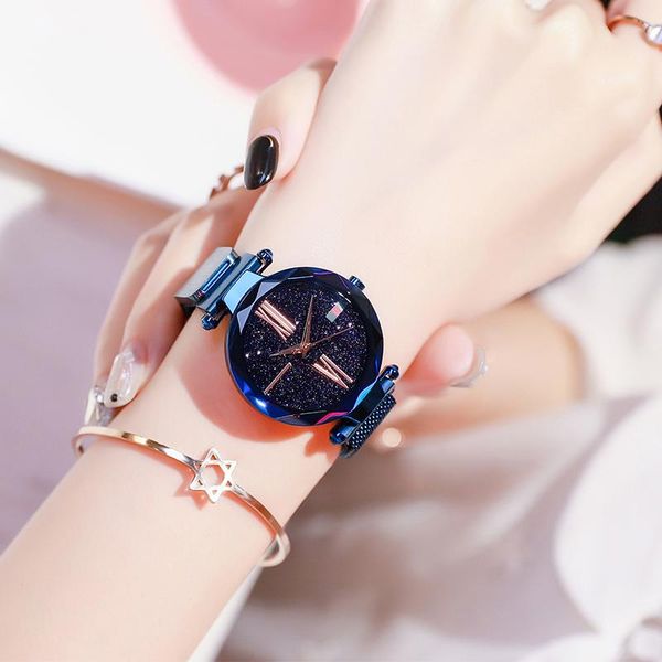 wristwatches starry magnet buckle watch female net red explosion with the same korean fashion trend waterproof simple quartz stu, Slivery;brown
wristwatches starry magnet buckle watch female net red explosion with the same korean fashion trend waterproof simple quartz stu, Slivery;brown