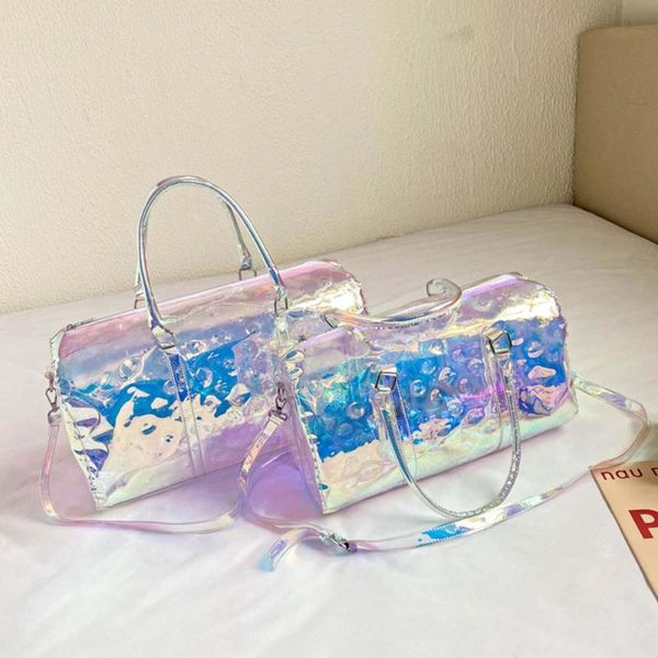 storage bags fashion jelly laser female bag boarding travel fitness one-shoulder diagonal portable waterproof swimming sports
storage bags fashion jelly laser female bag boarding travel fitness one-shoulder diagonal portable waterproof swimming sports