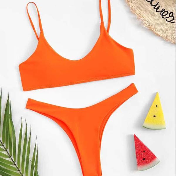 women's swimwear solid bikinis women brazilian high breast contrast split bikini set one piece swimsuit bottom biquÃni, White;black
women's swimwear solid bikinis women brazilian high breast contrast split bikini set one piece swimsuit bottom biquÃni, White;black