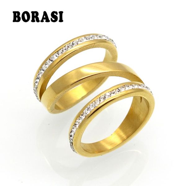wedding rings borasi gold color engagement for women stainless steel jewelry crystal ring, Slivery;golden
wedding rings borasi gold color engagement for women stainless steel jewelry crystal ring, Slivery;golden