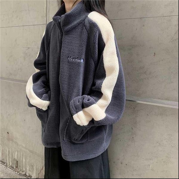 nicemix oversize womens clothing spring fall winter new fashion patchwork coats thick jackets ladies plus size streetwear korea, Black;brown
nicemix oversize womens clothing spring fall winter new fashion patchwork coats thick jackets ladies plus size streetwear korea, Black;brown