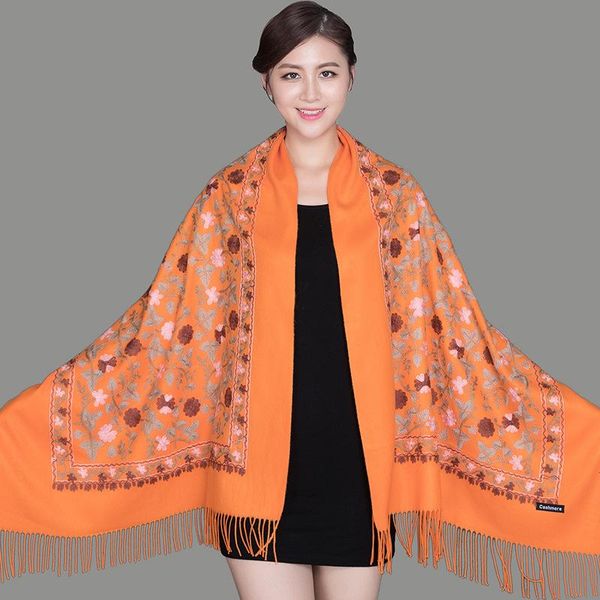 scarves elegant pashmina women shawl keep warm all-match cloak winter tassel ethnic style ladies embroidered scarf imitation cashmere, Blue;gray
scarves elegant pashmina women shawl keep warm all-match cloak winter tassel ethnic style ladies embroidered scarf imitation cashmere, Blue;gray