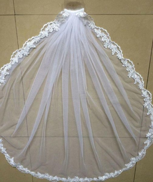 bridal veils white ivory wedding accessories veil lace edge with comb fingertip, Black
bridal veils white ivory wedding accessories veil lace edge with comb fingertip, Black