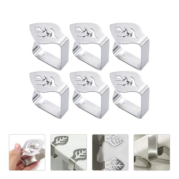 clothing & wardrobe storage 6pcs tablecloth clips stainless steel leaf design non-slip fixator
clothing & wardrobe storage 6pcs tablecloth clips stainless steel leaf design non-slip fixator