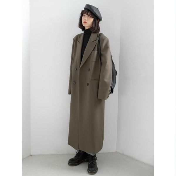 women's trench coats coat for women 2021 autumn and winter laple loose double breasted fashion streetwear windbreaker casacos de invern, Tan;black
women's trench coats coat for women 2021 autumn and winter laple loose double breasted fashion streetwear windbreaker casacos de invern, Tan;black