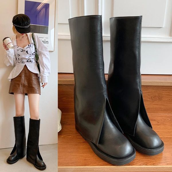 boots summer women round toe boots-women luxury designer shoes thigh high heels rubber low lolita 2021 fashion m, Black
boots summer women round toe boots-women luxury designer shoes thigh high heels rubber low lolita 2021 fashion m, Black