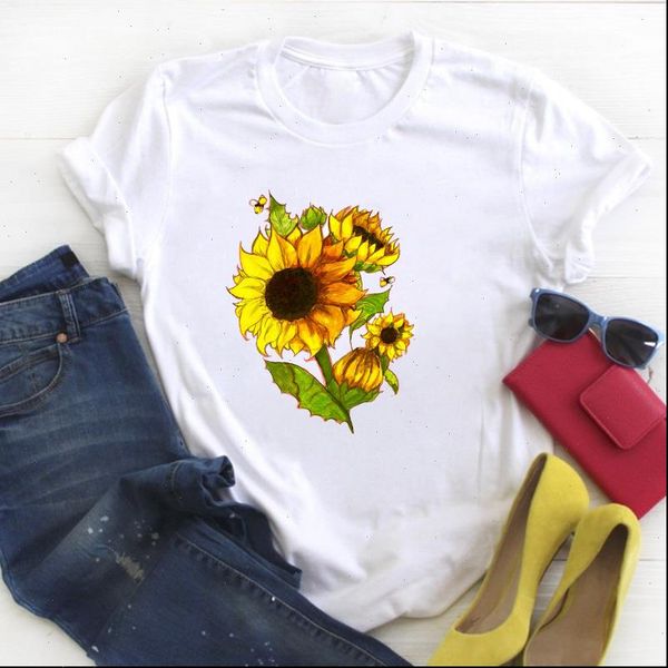 women sunflower flower floral cute fashion print summer t tee ladies female shirt clothes tshirt womens graphic t shirt, White
women sunflower flower floral cute fashion print summer t tee ladies female shirt clothes tshirt womens graphic t shirt, White