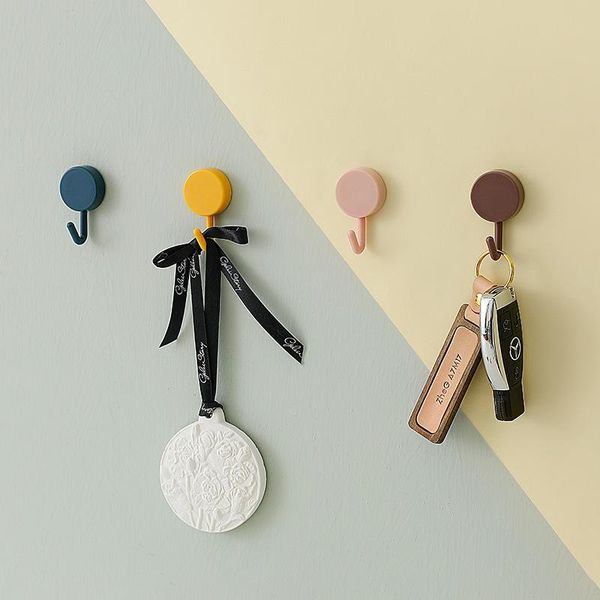 hangers & racks 10pcs cute creative sticker hook towel plastic door hanger wall hat key placement classification
hangers & racks 10pcs cute creative sticker hook towel plastic door hanger wall hat key placement classification