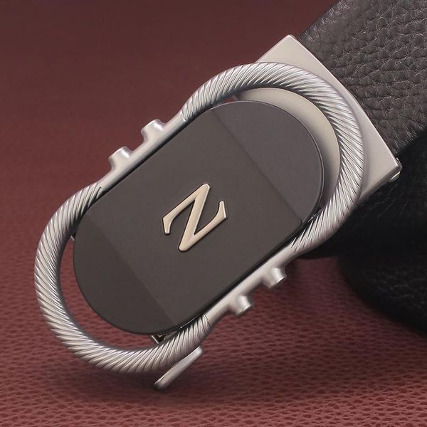 belts leather belt men automatic buckle fashion letter z male waistband 3.5cm wide ceinture homme, Black;brown
belts leather belt men automatic buckle fashion letter z male waistband 3.5cm wide ceinture homme, Black;brown