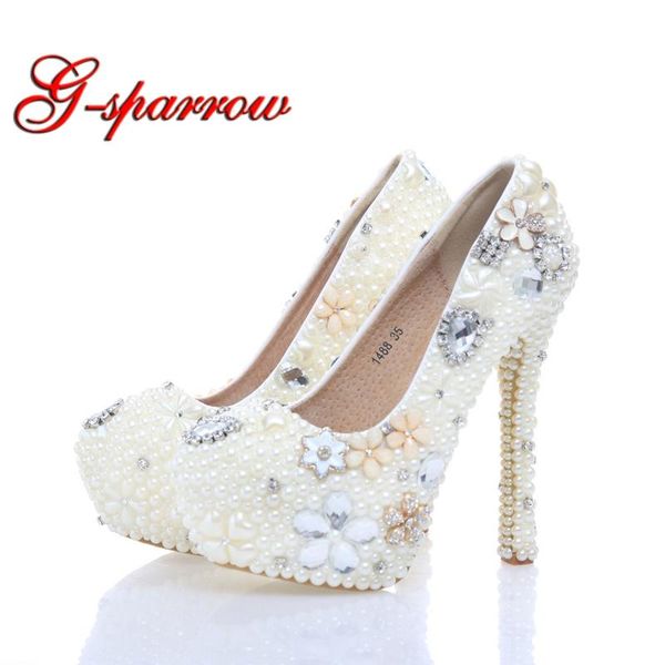 dress shoes handmade large size women pumps ivory pearl wedding party round toe bridal high heels bridesmaid 6cm middle heel, Black
dress shoes handmade large size women pumps ivory pearl wedding party round toe bridal high heels bridesmaid 6cm middle heel, Black