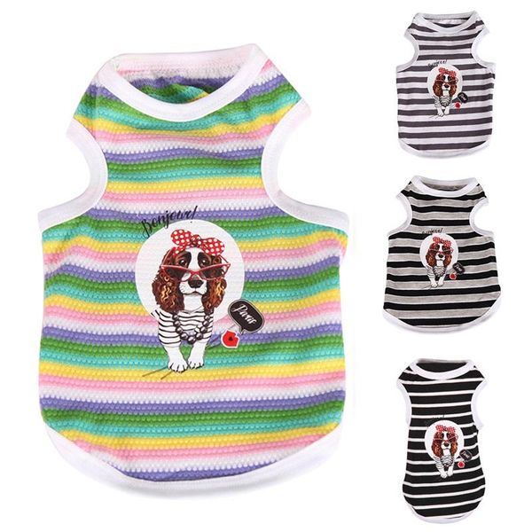 dog apparel pet summer printed clothes stripes vest for cats and dogs small cotton sleeveless shirt puppy vests clothing
dog apparel pet summer printed clothes stripes vest for cats and dogs small cotton sleeveless shirt puppy vests clothing