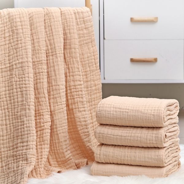 6 layers newborn swaddle wrap baby receiving blanket cotton muslin swaddles infant kids bedding quilt cover blankets 210309
6 layers newborn swaddle wrap baby receiving blanket cotton muslin swaddles infant kids bedding quilt cover blankets 210309