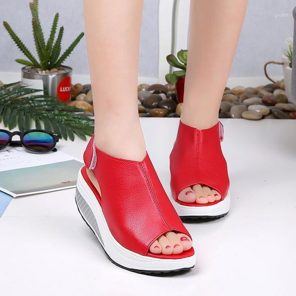 sandals 2021 brand summer womens platform wedges leather swing peep toe casual shoes women walk flats size 35-431, Black
sandals 2021 brand summer womens platform wedges leather swing peep toe casual shoes women walk flats size 35-431, Black