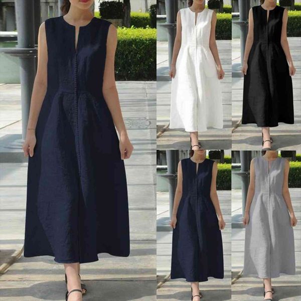 maxi long summer women dresses sleeveless casual v neck sundress belt loose ankle length vestidos robe mujer 5xl, Black;gray
maxi long summer women dresses sleeveless casual v neck sundress belt loose ankle length vestidos robe mujer 5xl, Black;gray